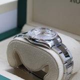 Rolex - Unworn Stainless Steel Datejust 31 Silver Diamond Dial Diamond Bezel 278384RBR