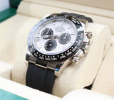 Rolex - Pre-owned White Gold Daytona Meteorite Dial OysterFlex 116519LN