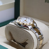 Rolex - Unworn Two Tone Yellow Gold Datejust 31 White Roman Dial Oyster Bracelet 278273