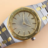 Audemars Piguet - Pre-owned Two Tone Yellow Gold Royal Oak 33mm Gold Dial 56303SA