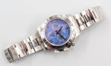 Rolex - Pre-owned White Gold Daytona Sodalite Dial 116509