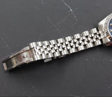 Rolex - Pre-owned Stainless Steel Lady-Datejust 26mm Blue Diamond Rolex Motif Dial 179174