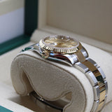 Rolex - Unworn Two Tone Yellow Gold Datejust 31 Champagne Index Dial Oyster Bracelet 278273