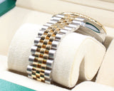 Rolex - Pre-owned Two Tone Yellow Gold Sky-Dweller Black Dial Jubilee Bracelet 336933