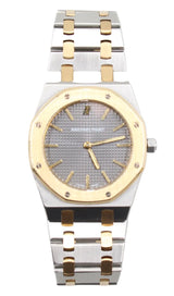 Audemars Piguet - Pre-owned Two Tone Yellow Gold Royal Oak 33mm Grey Dial 56303SA