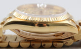 Rolex - Pre-owned Yellow Gold Day-Date 36 Double Quick Set Champagne Dial 18238