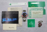 Rolex - Pre-owned Stainless Steel GMT-Master Pepsi 40mm Black Glossy Dial 16750