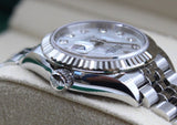 Rolex - Unworn Stainless Steel Lady-Datejust 28mm Mother of Pearl (MOP) Diamond Dial Jubilee Bracelet 279174