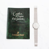Audemars Piguet - Pre-owned White Gold Ultra Thin 31mm Silver Dial