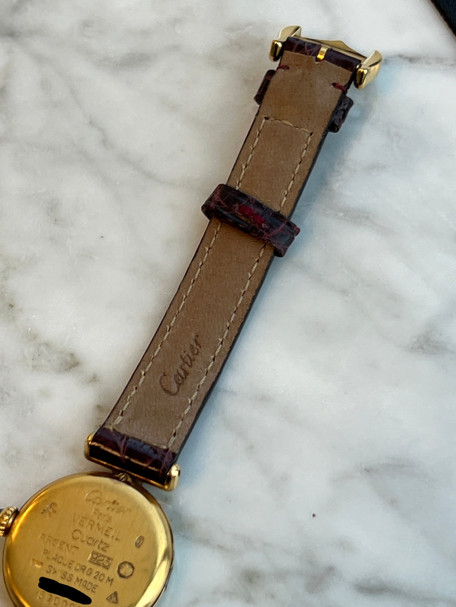 Cartier - Pre-owned Tank Vermeil 24mm 590002 – David and Sons