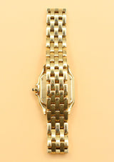 Cartier - Pre-owned Two Tone Yellow Gold Panthère Small 22 x 30mm White Dial 866911