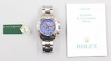 Rolex - Pre-owned White Gold Daytona Sodalite Dial 116509