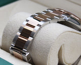 Rolex - Pre-owned Two Tone Rose Gold Datejust 36 Wimbledon Roman Dial Oyster Bracelet 126231