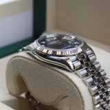 Rolex - Pre-owned Datejust 36 Blue Diamond Motif Jubilee 126234