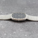 Audemars Piguet - Pre-owned White Gold Cobra Vintage AP 31 x 34mm Black Diamond Dial