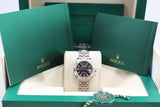 Rolex - Pre-owned Stainless Steel Lady-Datejust 28mm Dark Grey Index Dial Jubilee Bracelet 279174