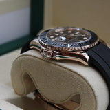 Rolex - Pre-owned Rose Gold Yacht-Master 40mm Black Dial 126655