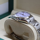Rolex - Unworn Stainless Steel Oyster Perpetual 34 Lavender Dial 124200