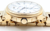 Ulysse Nardin - Pre-owned Yellow Gold Marine Chronometer Manufacture 45mm White Dial 1186-122