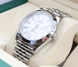 Rolex - Unworn Datejust 41 White Index Dial Jubilee Bracelet 126300