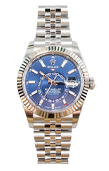 Rolex - Unworn Stainless Steel Sky-Dweller Blue Dial Jubilee Bracelet 336934