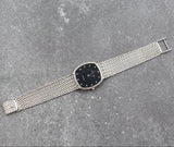 Audemars Piguet - Pre-owned White Gold Cobra Vintage AP 31 x 34mm Black Diamond Dial