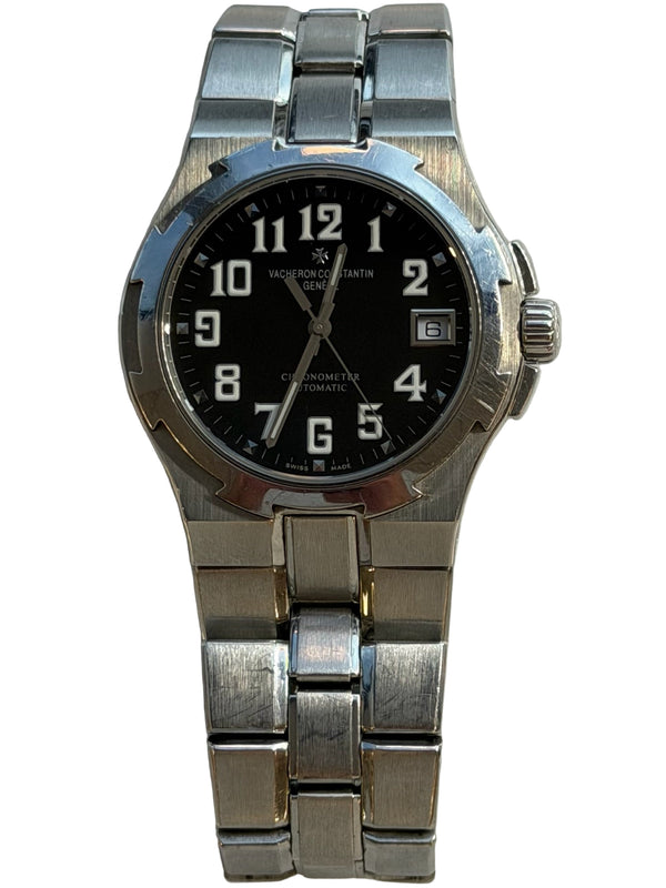 Vacheron Constantin - Pre-owned Stainless Steel Overseas 37mm Black Dial 42042