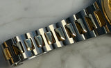 Patek Philippe - Pre-owned Two Tone Yellow Gold Nautilus 33mm Champagne Dial 3900