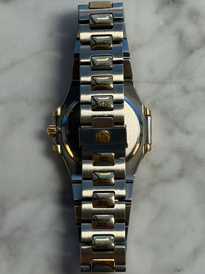 Patek Philippe - Pre-owned Two Tone Yellow Gold Nautilus 33mm Champagne Dial 3900