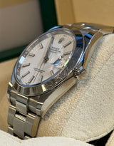 Rolex - Pre-owned Datejust 41 White Index Dial Oyster Bracelet 126300