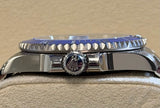 Rolex - Pre-owned White Gold Submariner "Smurf" 116619LB with STICKERS