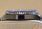 Rolex - Pre-owned White Gold Submariner "Smurf" 116619LB with STICKERS