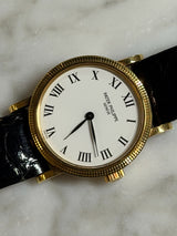 Patek Philippe - Pre-owned Yellow Gold Calatrava 25mm White Dial 4809J