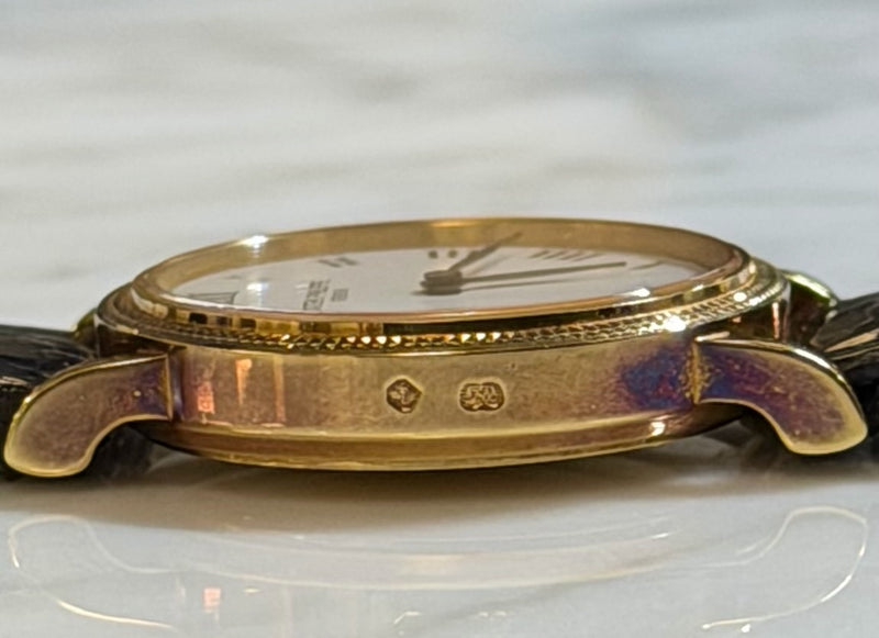 Patek Philippe - Pre-owned Yellow Gold Calatrava 25mm White Dial 4809J