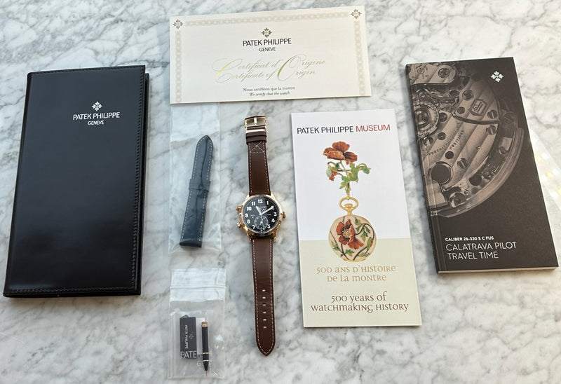 Patek Philippe - Pre-owned Calatrava Complications Pilot Travel Time 5524R