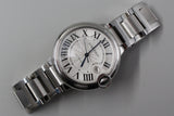 Cartier - Pre-owned Stainless Steel Ballon Bleu 42mm Silver Dial Stainless Steel Bezel w69012z4