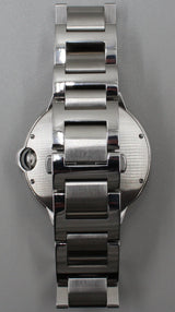 Cartier - Pre-owned Stainless Steel Ballon Bleu 42mm Silver Dial Stainless Steel Bezel w69012z4
