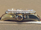 Rolex - Pre-owned Yellow Gold Lady-Datejust 28mm Champagne Diamond Dial Diamond Bezel Presidential Bracelet 279138RBR