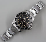 Rolex - Pre-owned Submariner Gilt Chapter Ring Exclamation Black Dial 5512