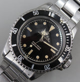 Rolex - Pre-owned Submariner Gilt Chapter Ring Exclamation Black Dial 5512