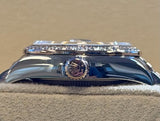 Rolex - Pre-owned Two Tone Rose Gold Lady-Datejust 28mm Chocolate Index Dial Diamond Bezel Jubilee Bracelet 279381RBR