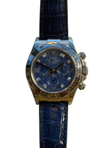 Rolex - Pre-owned White Gold Daytona Blue Sodalite Diamond Dial 116519