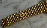 Rolex - Pre-owned Yellow Gold Day-Date 36 Single Quick Black Pyramid Dial Arabic Day and Date Wheel 18038