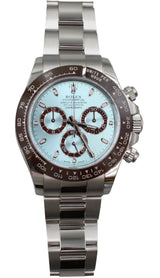 Rolex - Pre-owned 40mm Platinum Daytona "Platona" Ice Blue Dial 116506
