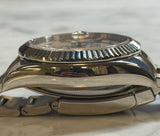 Rolex - Pre-owned White Gold Sky-Dweller White Roman Dial Oyster Bracelet 326939