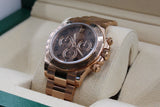 Rolex - Unworn Rose Gold Daytona Brown Arabic Dial 116505 SOME STICKERS