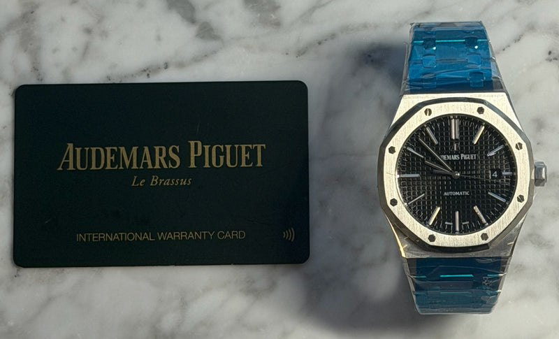 Audemars Piguet - Unworn Royal Oak Selfwinding Black Dial 15400ST