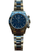 Rolex - Pre-owned White Gold Daytona Blue Dial 116509