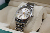 Rolex - Pre-owned Stainless Steel Oyster Perpetual 34 Silver Dial 124200