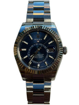 Rolex - Pre-owned Sky-Dweller Blue Dial Oyster Bracelet 326934
